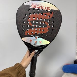 Hoogwaardig custom logo padeltennisracket van carbon fiber, buitensport <span class=keywords><strong>racket</strong></span> met zacht EVA schuim en glasvezel voor beachtennis - Product Image 6