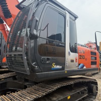Excavadora Hitachi Zx210s de Alto Rendimiento, Larga Vida Útil y Estructura Reforzada para Proyectos de Movimiento de Tierras y Construcción de Carreteras