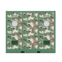 Conteneur WC Portable Cabine Sanitaire Mobile Panneau Sandwich Durable Écologique Installation Facile pour Parcs et Camping-grounds