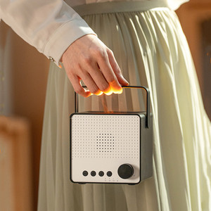 Nuovo aggiornamento Wireless <span class=keywords><strong>Music</strong></span> Flame diffusore di olio essenziale 120ml umidificatore d'aria a rumore bianco integrato ricaricabile con temporizzazione - Product Image 6