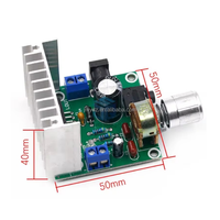 TDA7297 carte d'amplificateur double canal sans bruit 12V carte d'amplificateur finie FE-9720B