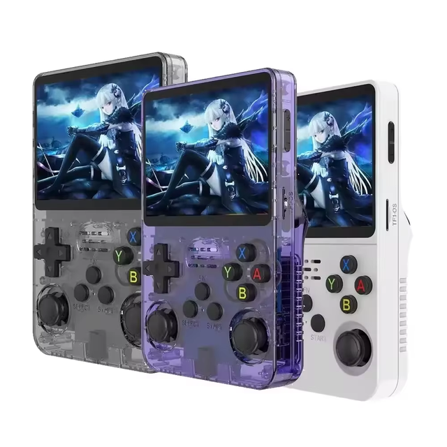 Stock 128GB R36S Retro Handheld Game Console with 3.5 Inch Linux System Screen 64GB Portable Pocket Video Game Player
