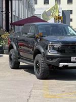 Kit de Carroceria de Luxo Estilo Raptor em ABS para 2023 2024, Acessórios Exteriores de Atualização para Para-choque Dianteiro, Grade e Alargadores de Para-lama