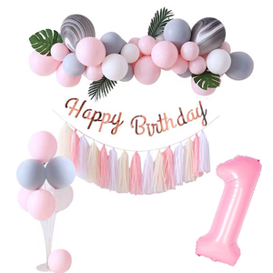 <span class=keywords><strong>Decorazioni</strong></span> per il Primo <span class=keywords><strong>Compleanno</strong></span> del Bambino, Set di Palloncini e Striscione Blu 'Buon <span class=keywords><strong>Compleanno</strong></span>', Accessori per Festa di Primo <span class=keywords><strong>Compleanno</strong></span> - Product Image 2