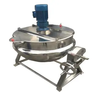 Industrial Steam/gas/electric Jacketed Kettle / Cooking Pot Products