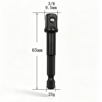 40CR-V Stahl 3-teiliger Bit-Steckschlüssel-Adapter-Satz mit Chrom-Finish für Heimwerker, mit 1/2, 3/8, 1/4 Zoll Antriebsgrößen für Elektrobohrer