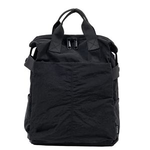 Large Capacity <b>Backpack</b> Unisex Solid Color Detachable <b>Strap</b> Interior Zipper Pocket For Travel Commuting Business Laptop - Product Image 5