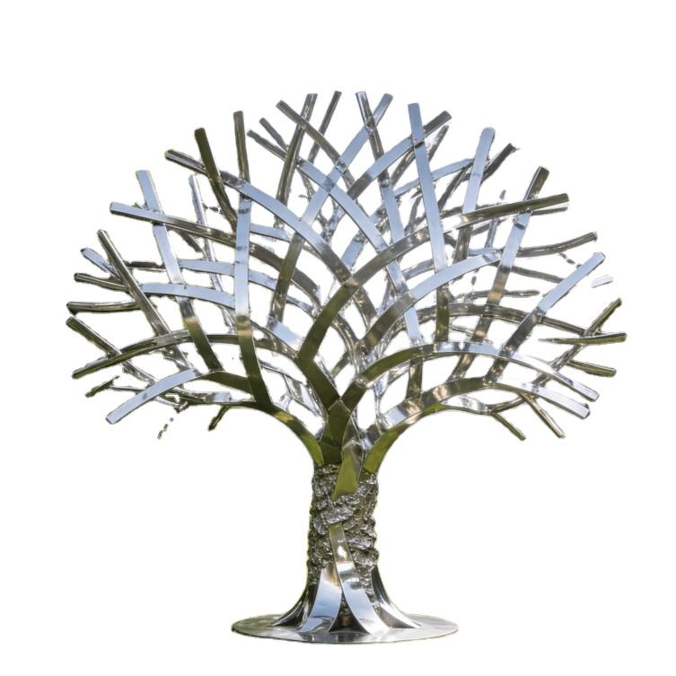 Large Abstract Statues Luxury Giant Urban City Landmark Decoration Abstract Metal Art Statue ...