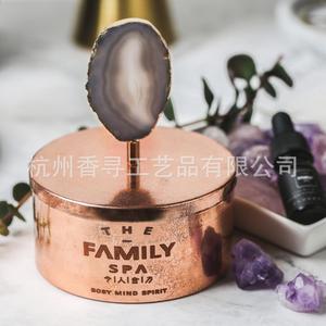 น้ำมันหอมระเหยโรมาคริสตัลในขวดทองแดงบริสุทธิ์ คุณภาพสูง ช่วยปรับอารมณ์ กลิ่นหอมจากธรรมชาติ - Product Image 5