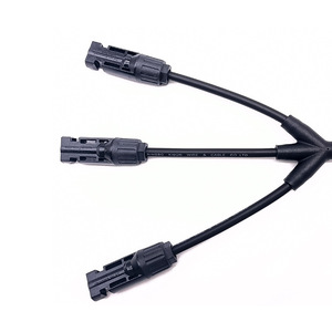 Y Type Mc4 Solar Connector 1 To 3 Way Photovoltaic Extension <b>Cable</b> Ip67 <b>Waterproof</b> For Solar Panel - Product Image 2