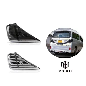 Feux arrière de haute qualité pour To yo ta Alphard Vellfire 2008-2014 feux arrière modifiés, tous les feux arrière à LED