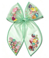 Accessoires de clip transparents pour appliques Shaker Bow