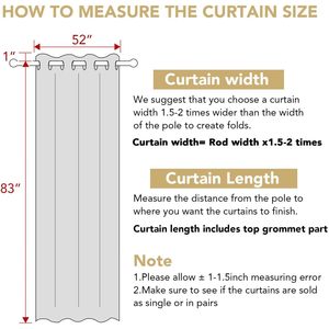 Traitements de fenêtre à isolation thermique blancs personnalisés Rideaux assombrissants et réduisant la lumière pour rideaux de stock de salon et de chambre à coucher - Product Image 4