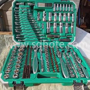 216 Uds. Mecánico automotriz enchufes para el hogar herramientas totales reparación de automóviles llave dinamométrica de 1/2 pulgadas Juego de combinación de herramientas de coche de 216 piezas - Product Image 3