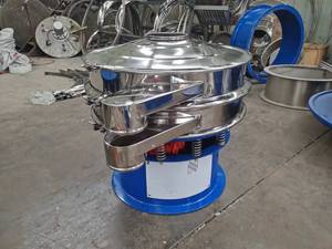 Paslanmaz Çelik Çok Katmanlı 800mm Döner Titreşimli Elek Makinesi Polen Ekstraksiyon Tozu İçin - Product Image 1