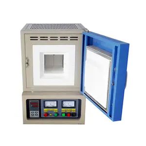 High temperature 1400 1700 degree C laboratory box muffle furnace for melting