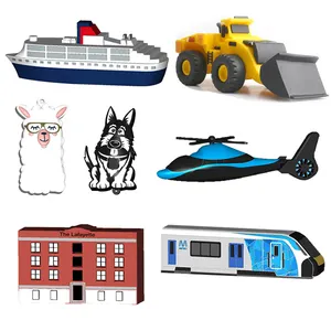 Stick Character Shape Flash Pen Drive Custom Logo Design High Speed Usb 3.0 Custom 2D Cartoon USB 2.0 PVC Customized