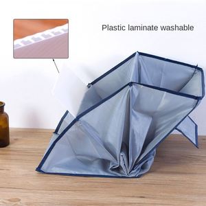 Cheap Washable Hanging Drawer Organizer Wardrobe Layered Hanging Underwear Storage Bag Dormitory <b>Foldable</b> Storage <b>Box</b> - Product Image 5