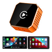 Universel 2 en 1 Alliage Carplay Android Auto Adaptateur Sans Fil Type c Usb a Boîtier Métallique pour avec apple iphone Ios + Plug and Play