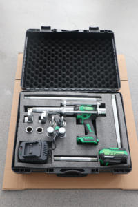 طقم موسع كهربائي 5 طن لاسلكي ، رافعات هوائية مطاطية للربط لإصلاح هيكل السيارة - Product Image 5