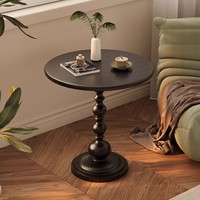 Table de chevet créative minimaliste noire nouveau style mini table basse pour meubles de salon de chambre à coucher