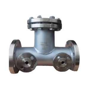 WCB Kohlenstoff-Edelstahl T-förmiger Flansch-Schieber <span class=keywords><strong>DN150</strong></span> PN16 Industrieller Rohrleitungsfilter zur Wasserfiltration - Product Image 6