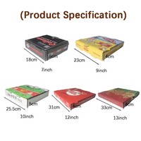Fabricante de Cajas de Pizza Directo de Fábrica, Cajas de Pizza de Cartón Corrugado de Tamaño Personalizado, Fabricante de Cajas de Pizza al por Mayor