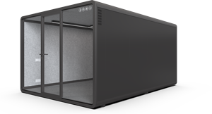 Cabine insonorisée silencieuse, cabine de bureau acoustique, studio d'enregistrement mobile, pod de bureau insonorisé, pièce insonorisée avec isolation phonique - Product Image 4
