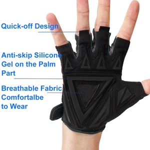 Antideslizante transpirable entrenamiento gimnasio guantes Fitness deportes de levantamiento de peso - Product Image 2