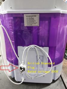 <span class=keywords><strong>Machine</strong></span> <span class=keywords><strong>à</strong></span> <span class=keywords><strong>Laver</strong></span> Mini Semi-Automatique Double Bac de 4 kg pour Ménage, Vente en Gros Usine - Product Image 4