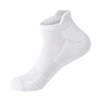 Vente en gros Chaussettes de sport en coton et polyester mélangés Printemps Eté Déodorant Chaussettes de course en maille pour hommes
