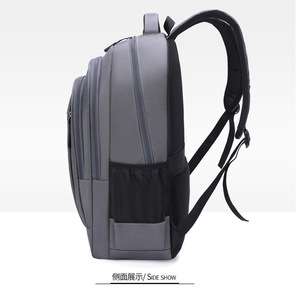 Men's Business <b>Backpack</b> <b>Large</b> Capacity Oxford 36-55L Interior Zipper Pocket For Travel And School - Product Image 2