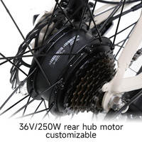 Vélo électrique à cadre en acier TXED, 36V 7.8Ah 250W, pédalage assisté, double commande, pour trajets quotidiens urbains et trajets domicile-travail sur de courtes distances