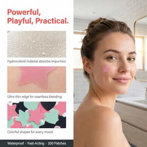Patchs Hydrocolloïdes OEM de Haute Qualité pour l'Acné, Apaisants et Anti-inflammatoires, à l'Huile d'Arbre à Thé pour le Visage - Product Image 5
