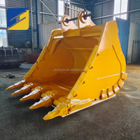 Bucket Excavator Standar Pasokan Pabrik, Tahan Aus Tinggi, Perlengkapan Bucket Excavator