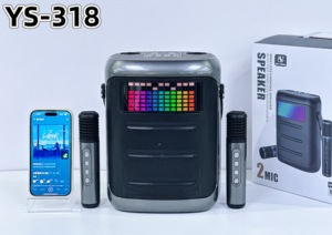 Altoparlante <span class=keywords><strong>Karaoke</strong></span> Portatile con 2 Microfoni Wireless, Luce LED RGB, <span class=keywords><strong>Bluetooth</strong></span> 5.3, Sistema PA per Feste in Casa e Campeggio all'Aperto - Product Image 5