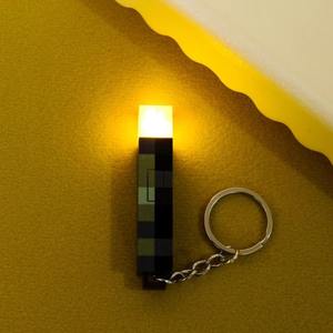 Llavero LED My-worlded, Colgante Creativo de Dibujos Animados Mine-craftted, Accesorios de Juego, Llavero LED <span class=keywords><strong>Mycraft</strong></span>, Pequeños Regalos, Colgante para Bolsa - Product Image 4