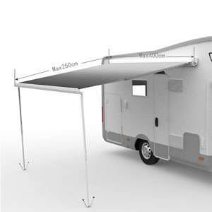 Awnlux Contrôle Manuel Pare-Soleil RV <span class=keywords><strong>Auvent</strong></span> En Alliage D'aluminium Cadre avec Tissu Oxford Épaissi <span class=keywords><strong>pour</strong></span> Camions Campeurs Caravanes RVs - Product Image 5