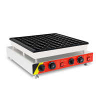 Machine commerciale de crêpe et de crêpe en forme de coeur de 100 trous
