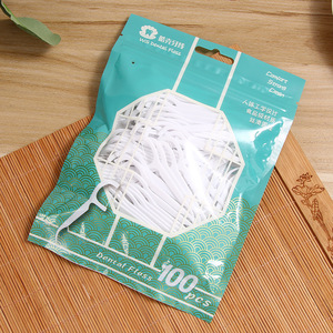 Dental Floss Picks 50 Pcs Portable Plastic Oral Hygiene <b>Tools</b> For Daily <b>Teeth</b> <b>Cleaning</b> - Product Image 2