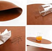 Rouleau de tissu en cuir silicone écologique, durable et résistant à l'eau, avec couleurs personnalisées et de haute qualité pour canapé