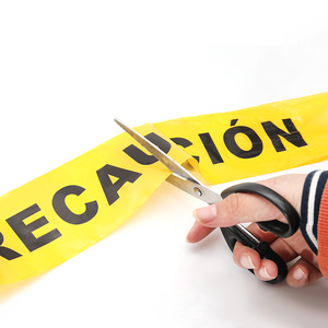 Tùy chỉnh màu đen và màu vàng <span class=keywords><strong>CAUTION</strong></span> <span class=keywords><strong>Tape</strong></span> PE cảnh báo Băng bán buôn - Product Image 2