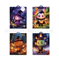 Petit cadeau d'Halloween pour tout-petits, articles pour paniers de bonbons ou farces, activités créatives pour enfants, peinture par numéros, livre d'activités autocollantes pour enfants