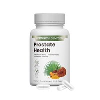 Capsules LIFEWORTH OEM à base de palmier nain pour la santé de la prostate masculine, soutient la santé des voies urinaires masculines