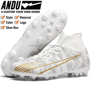 Chaussures de football FG/TF pour hommes et femmes, crampons de football d'intérieur d'origine, crampons de football, chaussures de football, taille 35-47 - Product Image 1