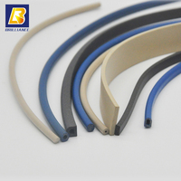 Anneaux en silicone en forme de U pour blindage EMI, cordons en cuivre argenté, bandes creuses en élastomère conducteur Ag/Al de couleur bronzée, disponibles en différentes tailles