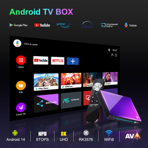Dispositivo de <span class=keywords><strong>Streaming</strong></span> 8K H96 MAX RK3576 Octa Core 2026, Reproductor Multimedia OTT, el Mejor Decodificador de TV Inteligente con Google Android 14 - Product Image 1