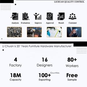 Kaki furnitur emas tugas berat kaki logam hiasan dapat disesuaikan untuk kaki kursi antiselip kaki meja kopi dekoratif antikarat - Product Image 5
