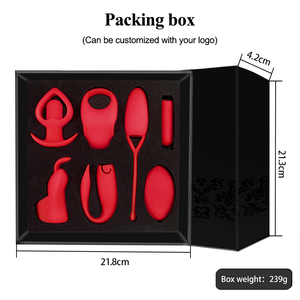 مجموعة هزاز للنساء 5 قطع لعبة جنسية جهاز تحكم عن بعد رصاصة هزاز سدادة شرجية حلمة بظر للنساء - Product Image 3