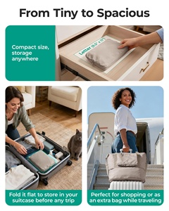 Sac de <span class=keywords><strong>voyage</strong></span> pliable multi-poches en nylon imperméable avec logo personnalisé, nouveau design, pour le sport, la gym, le week-end - Product Image 3